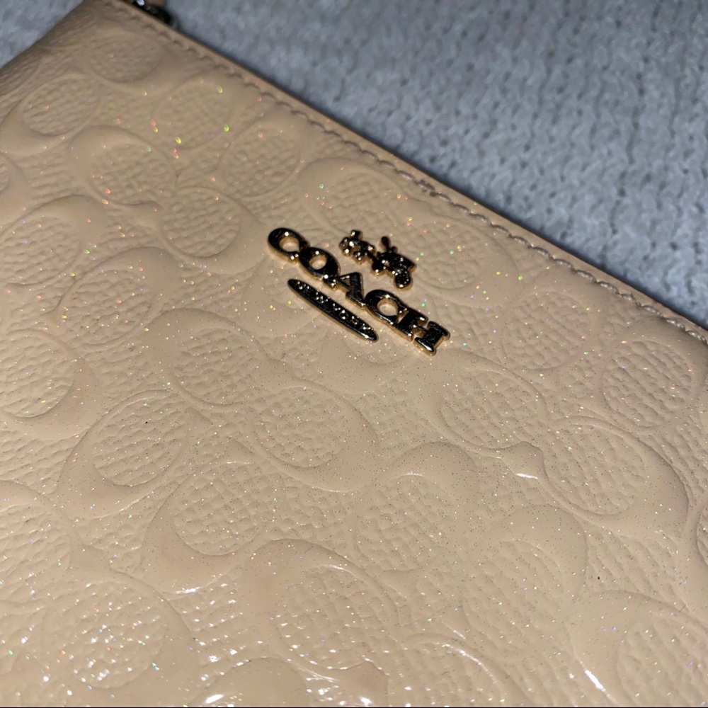 Coach Leather Wristlet